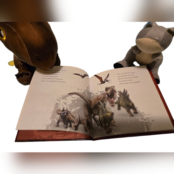 Jurassic Park plush and book set - Picture 4 of 6